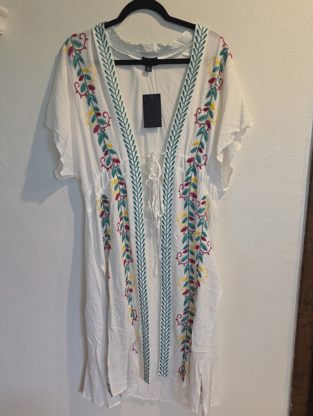 Nwt Curations Embroidered Cover-up/Kimono